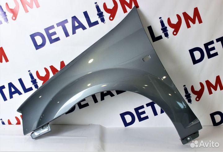 Крыло левое Renault logan 1 Blue Electique (RNZ)