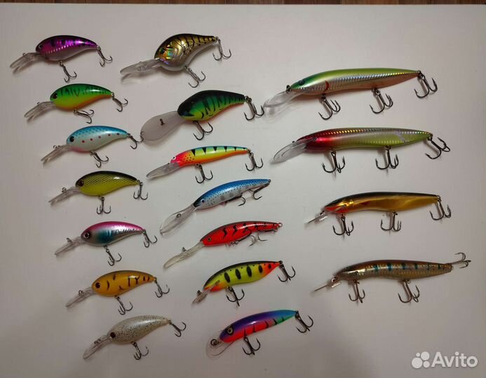 Рыболовные товары, воблеры