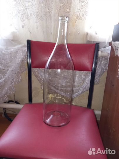 Стеклянная бутылка гусыня СССР