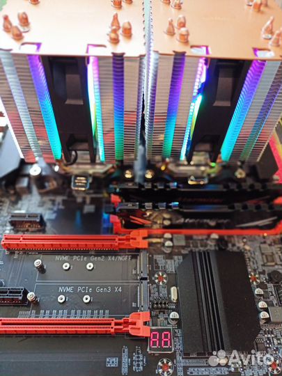 Мощный игровой комплект intel xeon e5 2680v4*2