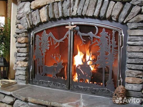 Двери для камина