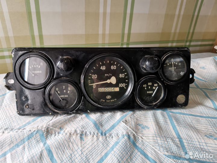 Приборная панель на газ новая