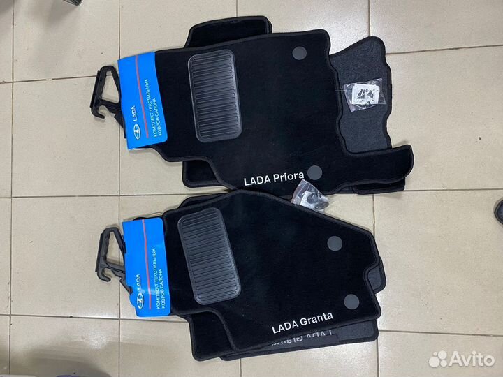 Ковры салона текстильные новые на ваз