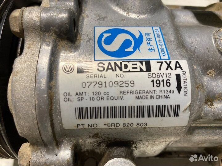 Компрессор кондиционера Volkswagen Polo MK5 cfna
