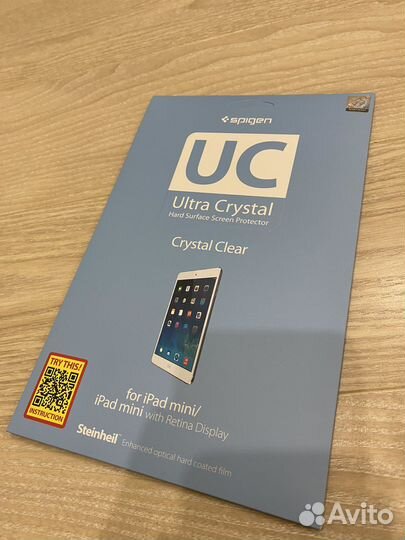 Стекло защитное Spigen для iPad Mini