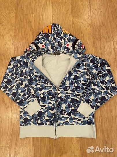 Зип худи Bape Shark