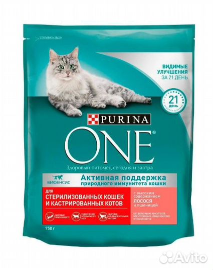 Сухой корм для стерилизованных кошек Purina 750г