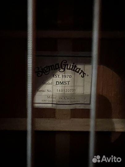 Гитара Акустическая Sigma DM-ST