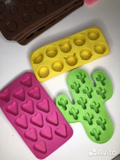 Силиконовые формы, молды для шоколада, мыла