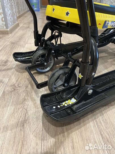 Снегокат с колёсами