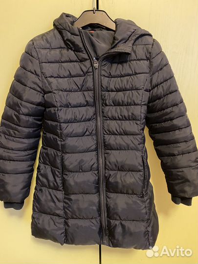 Пальто зимнее на девочку 128