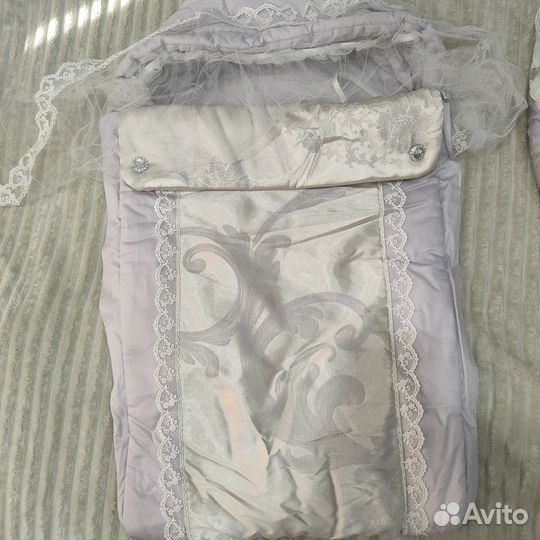 Конверт на выписку зимний для девочки