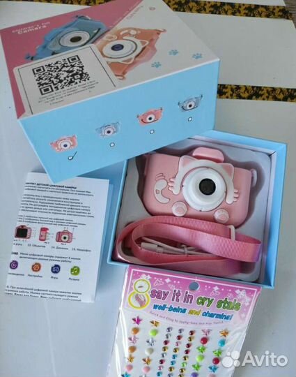 Детский цифровой фотоаппарат новый