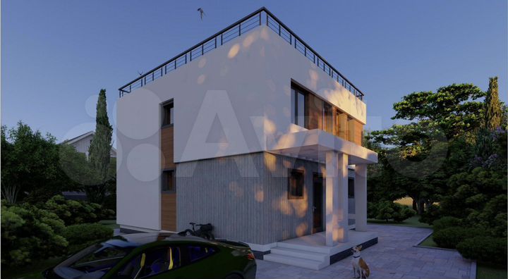 Коттедж 154 м² на участке 4 сот.