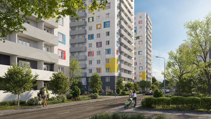 3-к. квартира, 74,8 м², 13/14 эт.