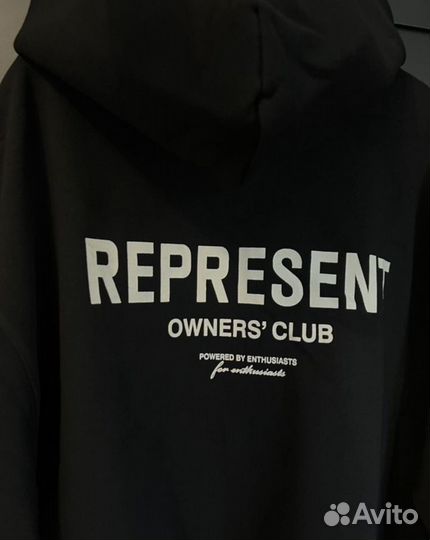 Зип худи represent