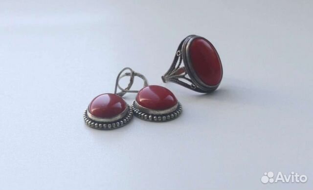 Серебряные серьги СССР винтаж