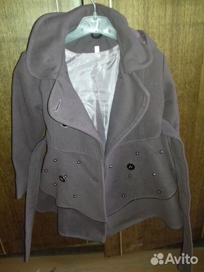 Димисезонное пальто для девочки р.28