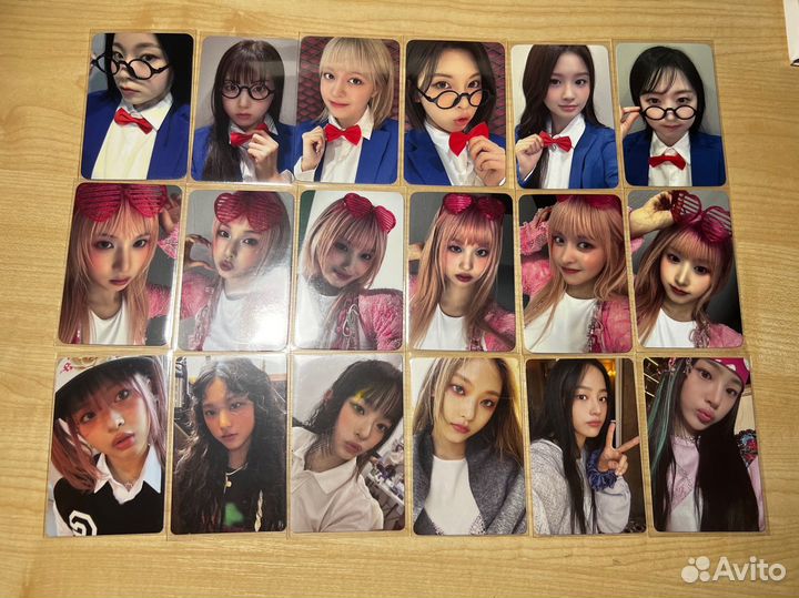 Карты nmixx и newjeans