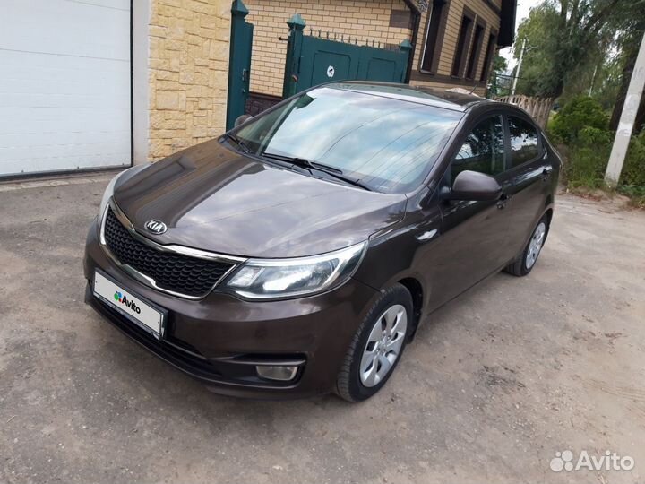 Kia Rio 1.4 МТ, 2016, 76 500 км