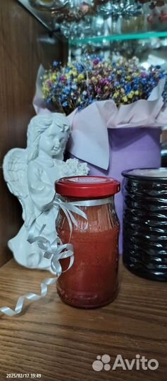 Ароматизированные свечи, свечи формой розочки