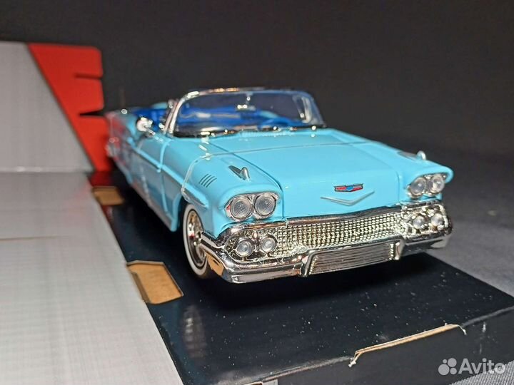 Модель Chevy Impala Blue 1958 Motormax 1:24
