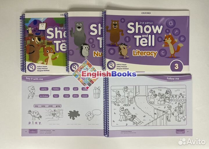 Show and tell 3, 2ed, комплект (4книги с CD)