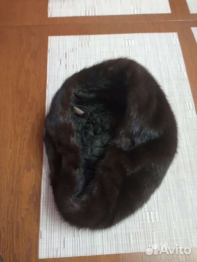 Берет норковый мягкий