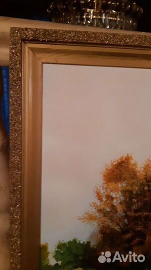 Вечерний пейзаж х.м. 1.0 х 0.9