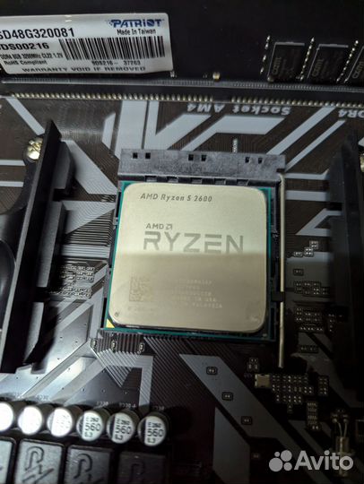 Комплект Am4 b450 ryzen 5