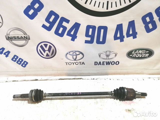 Привод задний Nissan X-Trail Qashqai NT31/J10E