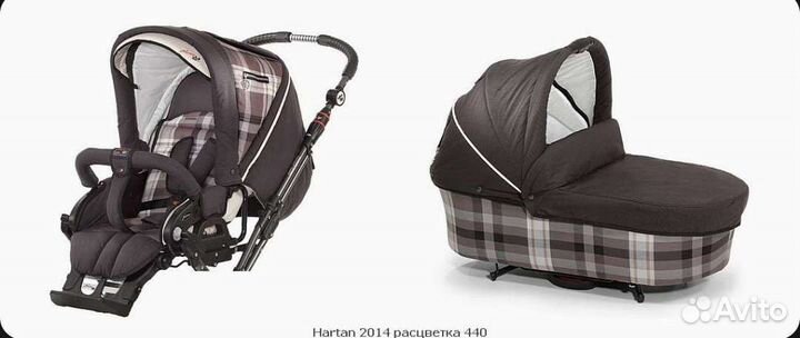 Коляска 2 в 1 hartan vip xl