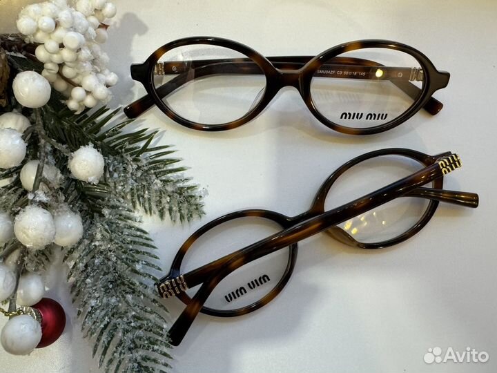 Miu Miu regard леопардовая оправа