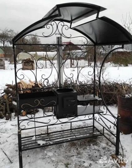 Мангал беседка