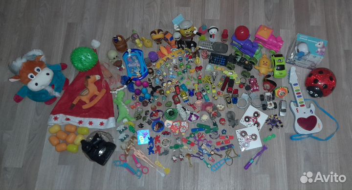 Игрушки музыкальные, киндеры+куклы+машинки