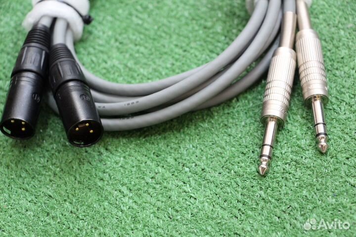 Мониторные 2XLR-2Jack 3 комплекта, Япония