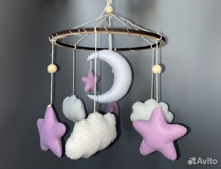 Мобиль на кроватку с подсветкой