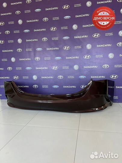 Бампер Задний Hyundai Solaris (2020) / коричневый