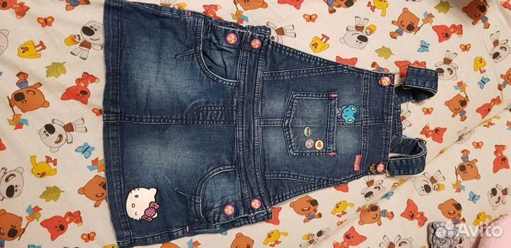 Джинсовый сарафан, комбинезон