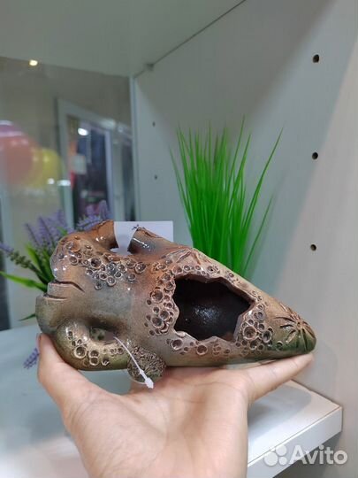 Амфора - декор для аквариума