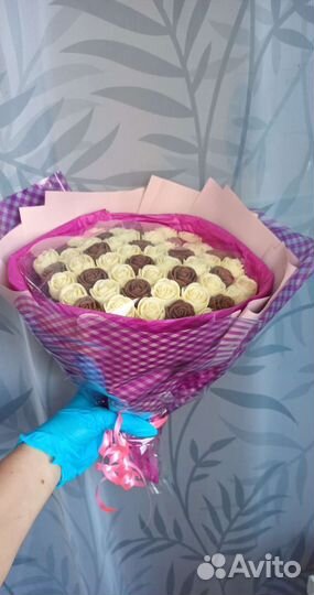 Съедобные букеты из шоколада