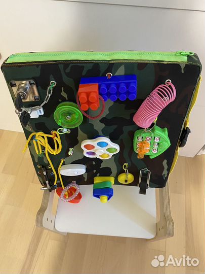 Мягкий бизиборд дорожный bizi - kids