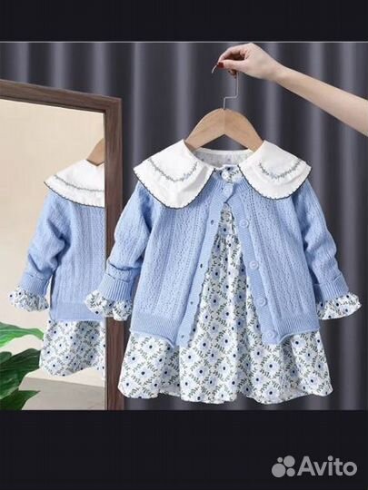 Платье для девочки 92