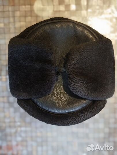 Мужская зимняя шапка ушанка меховая