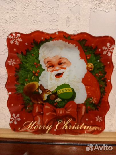 Новогодняя тарелка 