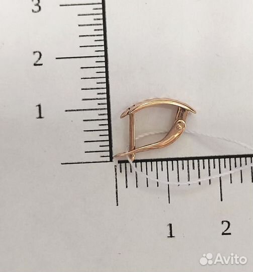 Золотые серьги