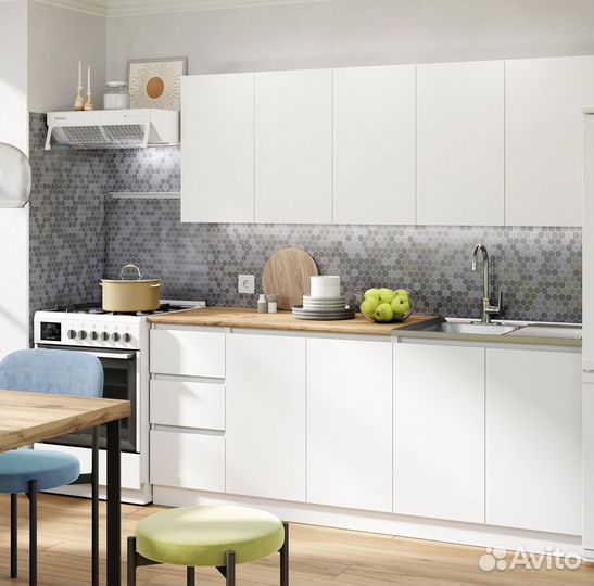 Кухня Мори 2.0 Белый