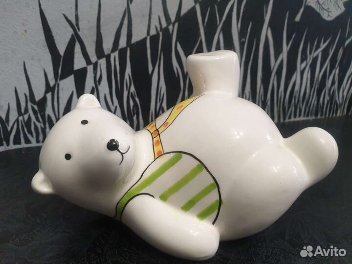 Копилка, статуэтка, декор, медведь, сувенир