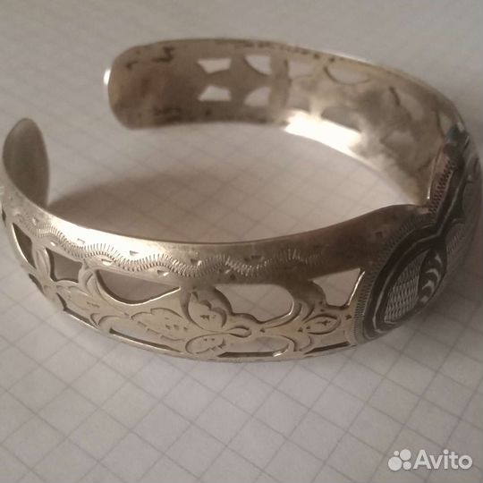 Серебряный браслет Кубачи СССР