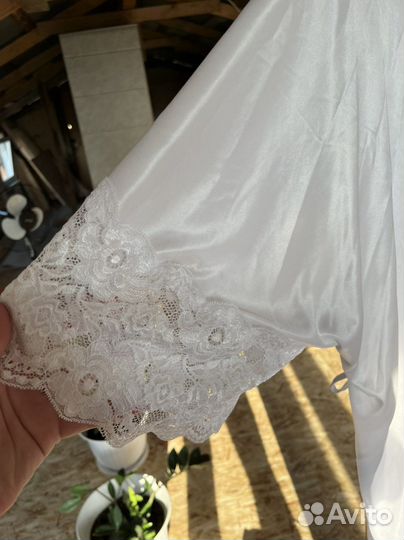 Белый халат для фотосессии